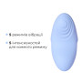 Смарт-вібратор для клітора Svakom Echo 2 Sky Blue, підігрів до 38 °C, знімна насадка на палець