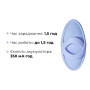 Смарт-вібратор для клітора Svakom Echo 2 Sky Blue, підігрів до 38 °C, знімна насадка на палець
