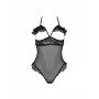 Еротичне боді Passion DOLLY BODY, L/XL, black, з відкритими чашками
