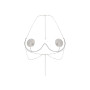 Прикраса на груди Obsessive Kisselie jewelry bra (м'яте паковання!!!)