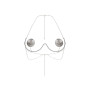 Прикраса на груди Obsessive Kisselie jewelry bra (м'яте паковання!!!)