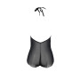 Боді Passion LEAFA BODY black, XXL/XXXL на зав'язках, м'яка чашка, низ у вигляді шортиків