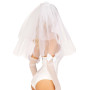 Фата нареченої Leg Avenue Tiered bridal veil O/S Whie