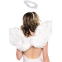 Крила ангела Leg Avenue Marabou Feather Angel Wings, справжнє пір'я