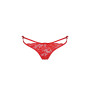 Трусики на зав'язочках з боків Passion Exclusive WARDA THONG XXL/XXXL, red