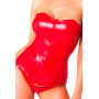 Корсет Noir Handmade F355 Red powerwetlook corset - 3XL
