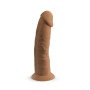 Фалоімітатор SilexD Henry Caramel (MODEL 2 size 7.5in), двошаровий, силікон + Silexpan, діаметр 4,8 см