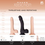 Фалоімітатор з ротацією та пульсацією Naked ADDICTION 8″ Rotating & Thrusting Dong - Vanilla