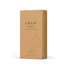 Презервативи LELO HEX Condoms Organic 12 Pack, тонкі та суперміцні (м'ята упаковка!!!)