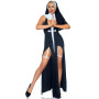 Костюм монашки-грішниці Leg Avenue Sultry Sinner S, сукня, головний убір, комір