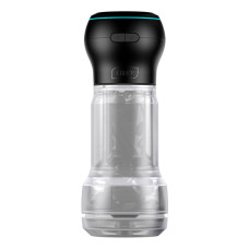 Мастурбатор Kiiroo Feel Pocket Crystal зі всмоктувальною інтерактивною насадкою PowerBlow Combo Set
