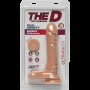 Фалоімітатор Doc Johnson The D - Super D - 8 Inch With Balls - ULTRASKYN, діаметр 5,1 см