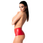 Шорти Noir Handmade F356 Red powerwetlook shorts - 3XL