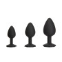Набір силіконових анальних пробок BMS Roses Til’ Dawn Silicone Anal Plug Kit (пошкоджене паковання!!!)