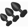 Набір силіконових анальних пробок BMS Roses Til’ Dawn Silicone Anal Plug Kit (пошкоджене паковання!!!)