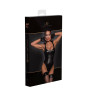 Боді з мокрим ефектом Noir Handmade F244 Powerwetlook body with high cut bottom hem, L