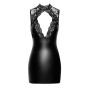 Сукня Noir Handmade F343 Powerwetlook and lace mini skirt - S