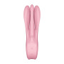 Кліторальний вібратор Satisfyer Threesome 1 Pink з трьома гнучкими пальчиками