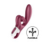 Вібратор-кролик Satisfyer Touch Me Red, подвійний відросток, 3 потужні мотори