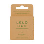 Презервативи LELO HEX Condoms Organic 3 Pack, тонкі та суперміцні